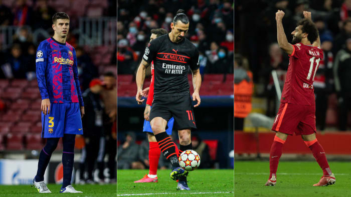 Barcelona, AC Milan and Liverpool compete in the UEFA Champions League